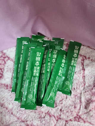 조은약초 국산 양배추즙 양배추 브로콜리 젤리 15포 x 1박스 — 2점을 준 리뷰어가 2020년 9월 올린 사용 사진