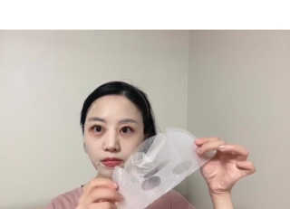 비피도랩 프로클리닉 폴루션에이징 프로텍트 마스크 — 5점을 준 리뷰어가 2020년 10월 올린 사용 사진