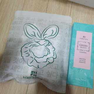 포레스트힐 SS 그린 밸런스 클렌져 100ml + 헤어밴드 — 5점을 준 리뷰어가 2020년 4월 올린 사용 사진