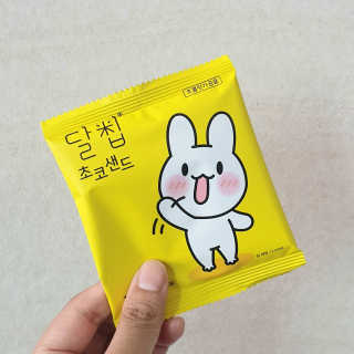 네이처오다 달칩 초코샌드 — 5점을 준 리뷰어가 2020년 8월 올린 사용 사진