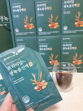서울약사신협 약사신협_생녹용 진액_70ml x 30포 — 4점을 준 리뷰어가 2020년 9월 올린 사용 사진