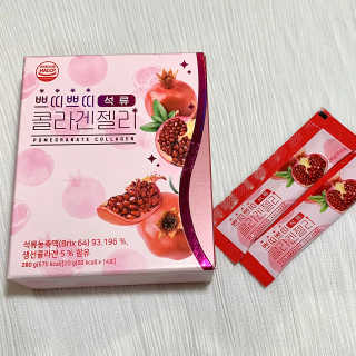 헬스업_쁘띠쁘띠석류콜라겐젤리_20g x 14포 — 5점을 준 리뷰어가 2020년 8월 올린 사용 사진