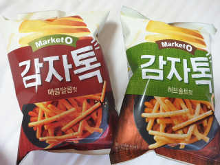 마켓오 감자톡 허브솔트맛/매콤달콤맛 — 5점을 준 리뷰어가 2020년 6월 올린 사용 사진