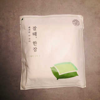휴고링 언제 어디서나 깨끗한 베개-잘때한장 위생 베개시트 3매 — 5점을 준 리뷰어가 2020년 8월 올린 사용 사진