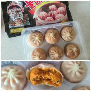 삼양냉동 [삼양] 불닭샤오롱바오+까르보불닭샤오롱바오 2세트구성 — 4.5점을 준 리뷰어가 2020년 11월 올린 사용 사진