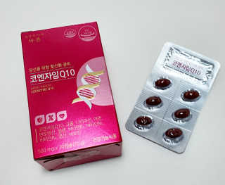 건강한약속 바른 바른 코엔자임Q10 — 5점을 준 리뷰어가 2020년 5월 올린 사용 사진