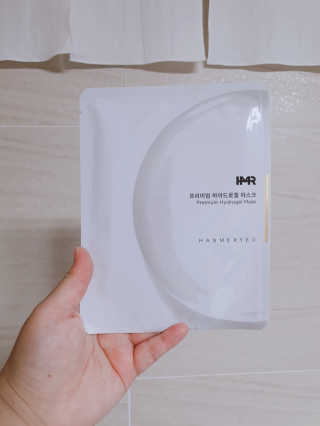 한미려 프리미엄 하이드로겔 마스크 — 5점을 준 리뷰어가 2020년 7월 올린 사용 사진