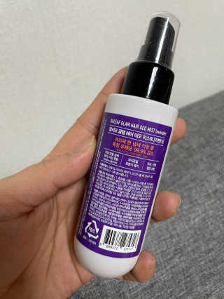 달리프 글램 헤어 데오미스트 100ml 라벤더 or 플라워 — 5점을 준 리뷰어가 2020년 11월 올린 사용 사진