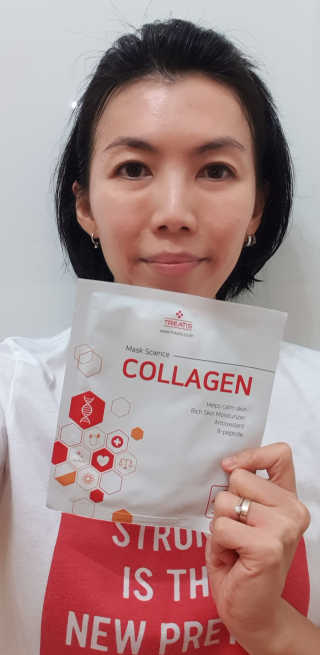 트리티스 [Treatis] Facial Sheet Mask — 5점을 준 리뷰어가 2021년 1월 올린 사용 사진