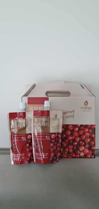 자연에온 몽모랑시 타트체리 착즙 100mL 10개입 2BOX — 5점을 준 리뷰어가 2020년 9월 올린 사용 사진