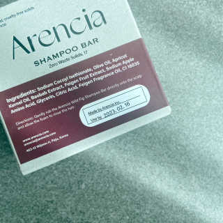 Arencia 아렌시아 와일드피그 샴푸바 — 3점을 준 리뷰어가 2020년 12월 올린 사용 사진