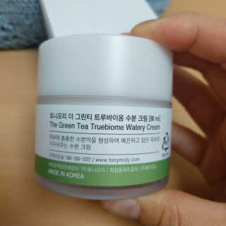 토니모리 더 그린티 트루바이옴 수분크림 — 4점을 준 리뷰어가 2020년 9월 올린 사용 사진