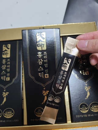 헬스업_천명진프리미엄홍삼스틱_10ml x 30포 — 5점을 준 리뷰어가 2020년 11월 올린 사용 사진
