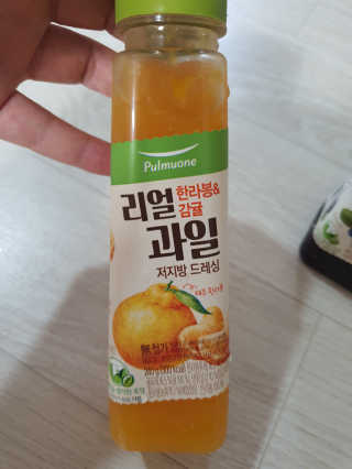 [풀무원] 리얼 과일  저지방 드레싱 240g 3종 — 5점을 준 리뷰어가 2020년 8월 올린 사용 사진