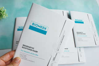 바이오믹 BIOMEEK SENSIMETIC SOOTHING MASK.S — 5점을 준 리뷰어가 2020년 7월 올린 사용 사진