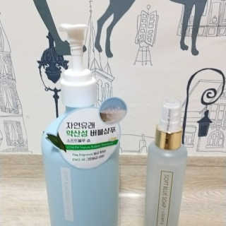 멈칫 향기좋은 약산성 샴푸, 단백질 퀵트리트먼트 택1 — 5점을 준 리뷰어가 2020년 5월 올린 사용 사진