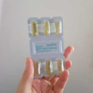 JW중외제약 마이코드 알티지 오메가3 1000 mg — 5점을 준 리뷰어가 2020년 8월 올린 사용 사진