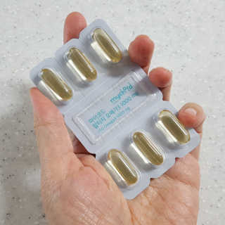 JW중외제약 마이코드 알티지 오메가3 1000 mg — 4.5점을 준 리뷰어가 2020년 7월 올린 사용 사진
