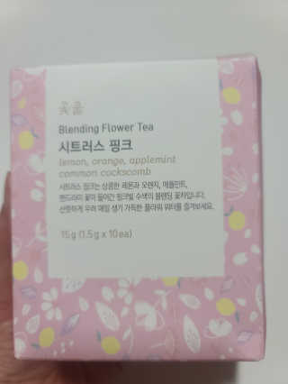 [중소기업유통센터 X 우수소상공인] 꽃물 블렌딩플라워티 15g 10개입_4종1랜덤 — 5점을 준 리뷰어가 2020년 12월 올린 사용 사진