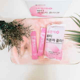 서울약사신협_내몸애뷰티저분자콜라겐_2.5g 50포 — 5점을 준 리뷰어가 2020년 4월 올린 사용 사진
