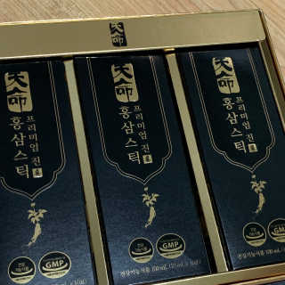 헬스업_천명진프리미엄홍삼스틱_10ml x 30포 — 4.5점을 준 리뷰어가 2020년 8월 올린 사용 사진