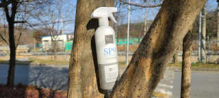 SP9 스프레이형 프리미엄 살균소독제 500ml+100ml — 5점을 준 리뷰어가 2020년 12월 올린 사용 사진