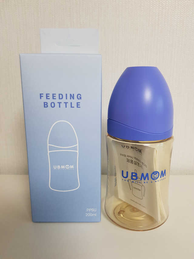 유비맘 PPSU 젖병 노꼭지_200ml_컬러 랜덤 발송 리뷰 사진