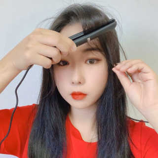 모즈헤어 휴대용 미니 고데기 — 4점을 준 리뷰어가 2020년 9월 올린 사용 사진
