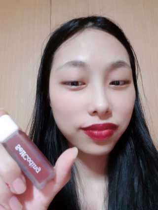 셀프코딩 코드 크러쉬 매트 리퀴드 립스틱+스티커 세트 — 5점을 준 리뷰어가 2020년 9월 올린 사용 사진