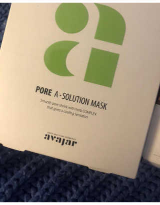 Avajar A-Solution 마스크 — 5점을 준 리뷰어가 2020년 12월 올린 사용 사진