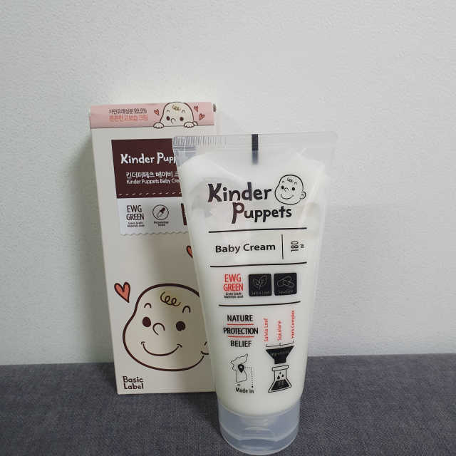 킨더퍼페츠 베이비크림 180ml 리뷰 사진