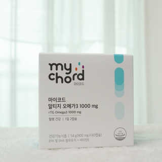 JW중외제약 마이코드 알티지 오메가3 1000 mg — 4.5점을 준 리뷰어가 2020년 9월 올린 사용 사진