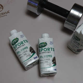 셀렉스스포츠 셀렉스 스포츠 드링크 초콜릿 _ 330ml x 12팩 — 5점을 준 리뷰어가 2020년 10월 올린 사용 사진
