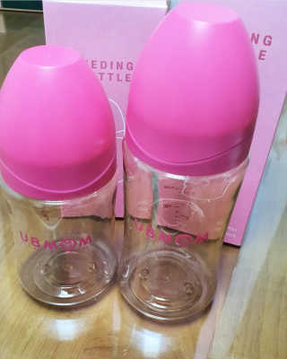 유비맘 PPSU 젖병 노꼭지_200ml_컬러 랜덤 발송 — 4점을 준 리뷰어가 2020년 9월 올린 사용 사진