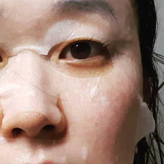 비피도랩 프로클리닉 폴루션에이징 프로텍트 마스크 — 5점을 준 리뷰어가 2020년 7월 올린 사용 사진