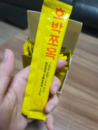 조은약초 국산 늙은 호박즙 호박쪼옥 젤리 20g x 15포 — 4점을 준 리뷰어가 2020년 8월 올린 사용 사진