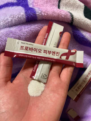 삼진제약 위시헬씨 [삼진제약] 위시헬씨 프로바이오 피부엔진 — 5점을 준 리뷰어가 2020년 11월 올린 사용 사진