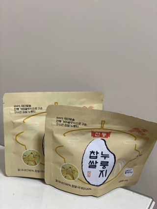 [꾸콤] 참참 전통 찹쌀 누룽지 일주일세트 60g x 5 — 5점을 준 리뷰어가 2020년 11월 올린 사용 사진