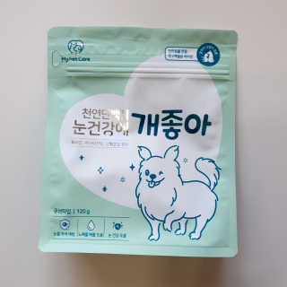 My Pet Care 천연단백질 눈건강에 개좋아 — 5점을 준 리뷰어가 2020년 11월 올린 사용 사진