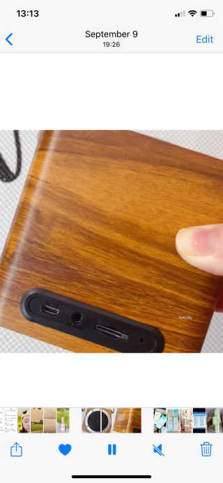 SEVIZ MINI10W 레트로 블루투스 스피커 — 5점을 준 리뷰어가 2020년 9월 올린 사용 사진
