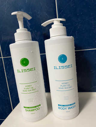 일리세이 허니 샴푸 500ml + 허니 바디워시 500ml 세트 — 5점을 준 리뷰어가 2020년 4월 올린 사용 사진