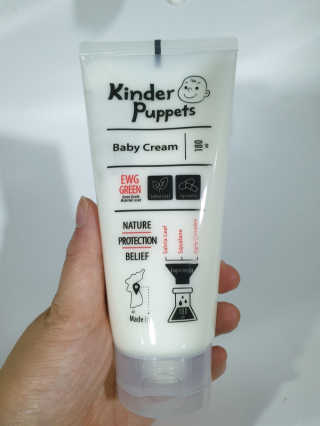 킨더퍼페츠 베이비크림 180ml — 5점을 준 리뷰어가 2020년 9월 올린 사용 사진