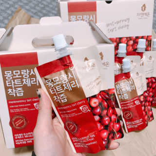 자연에온 몽모랑시 타트체리 착즙 100mL 10개입 2BOX — 5점을 준 리뷰어가 2020년 11월 올린 사용 사진