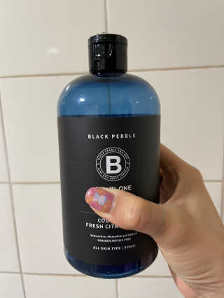 블랙페블 올인원 워시 쿨 웨이브 500ml — 5점을 준 리뷰어가 2021년 5월 올린 사용 사진