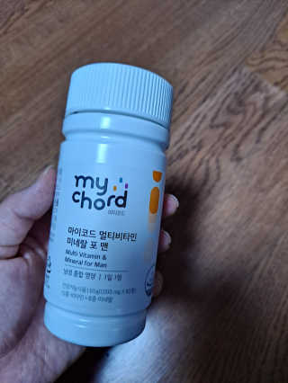 JW중외제약 마이코드 멀티비타민미네랄 포 맨 — 5점을 준 리뷰어가 2020년 8월 올린 사용 사진