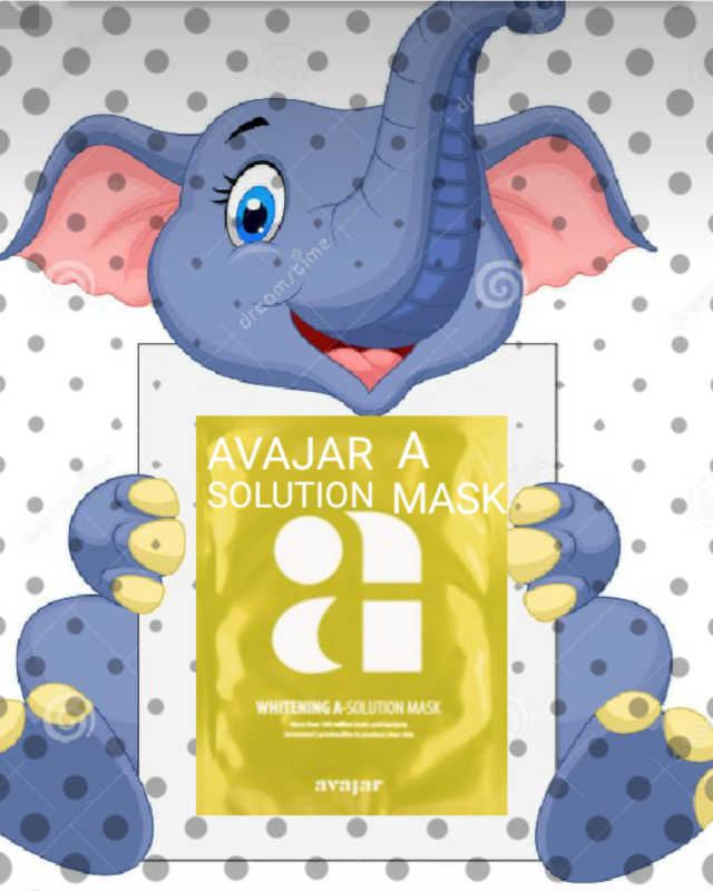 Avajar A-Solution 마스크 리뷰 사진