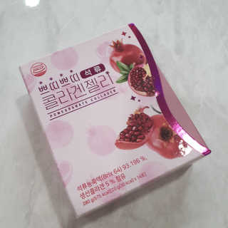 헬스업_쁘띠쁘띠석류콜라겐젤리_20g x 14포 — 4점을 준 리뷰어가 2020년 7월 올린 사용 사진