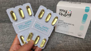 JW중외제약 마이코드 알티지 오메가3 1000 mg — 5점을 준 리뷰어가 2020년 8월 올린 사용 사진