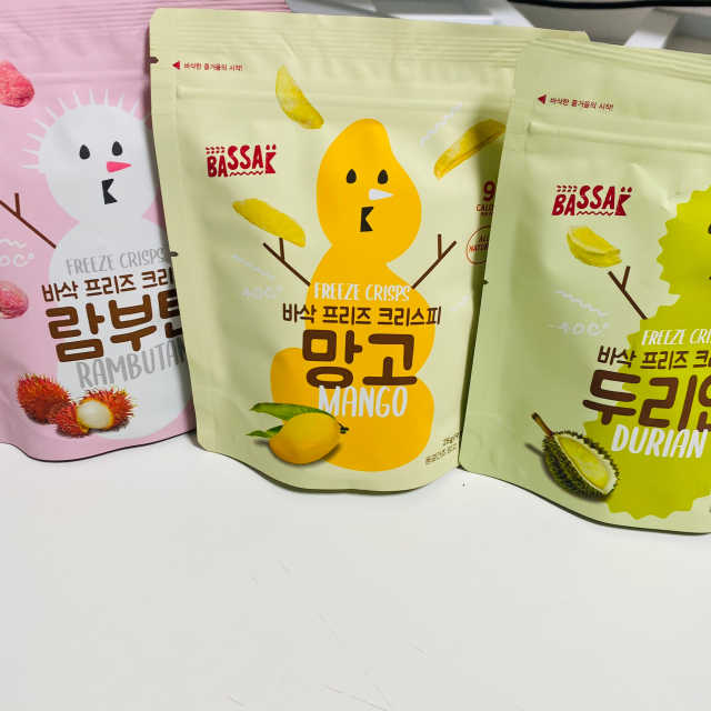 바삭 프리즈 크리스피 3종 리뷰 사진