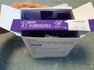 로그네이처 로그 프리바이오틱스 — 5점을 준 리뷰어가 2020년 4월 올린 사용 사진